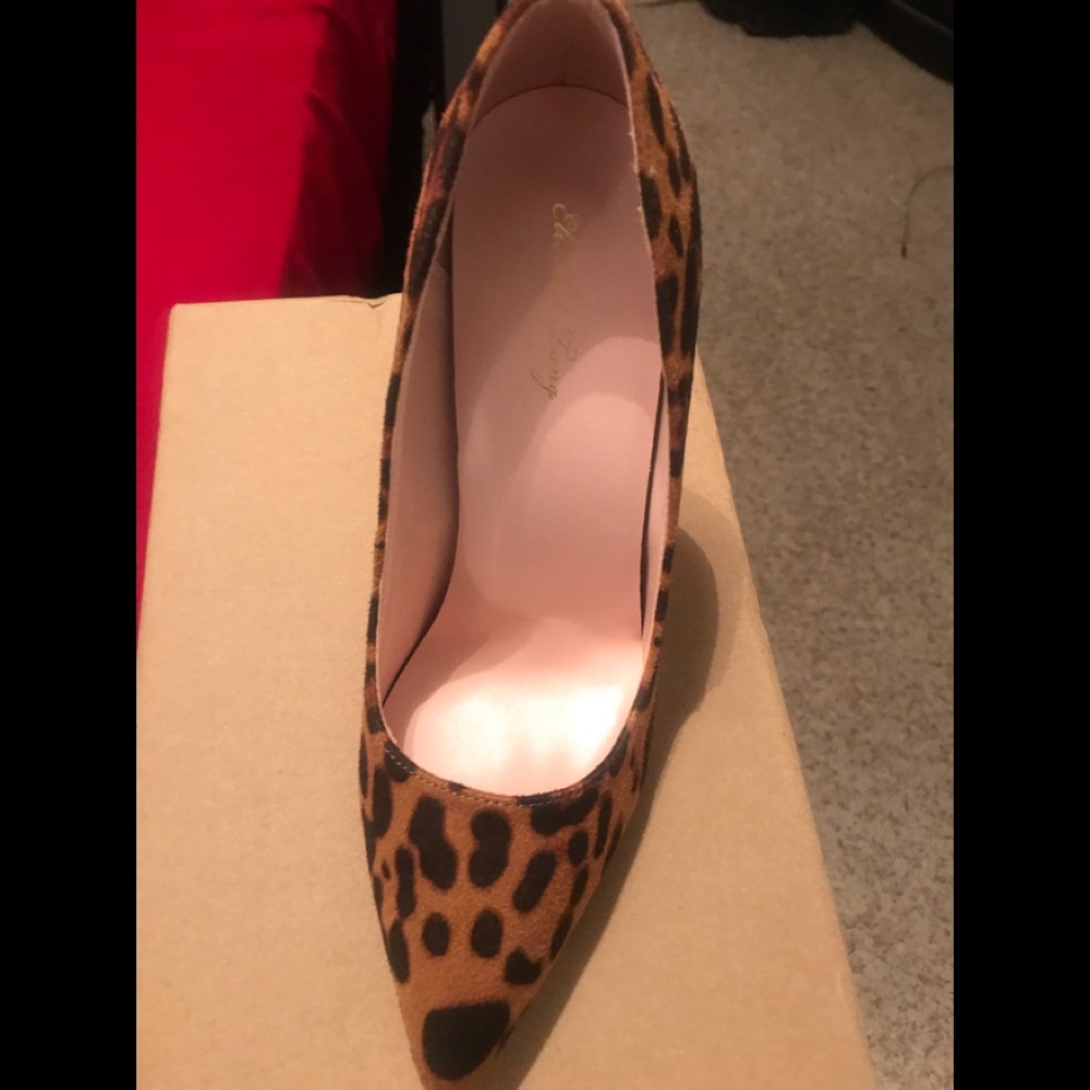 LEOPARD 4.5 inch heels